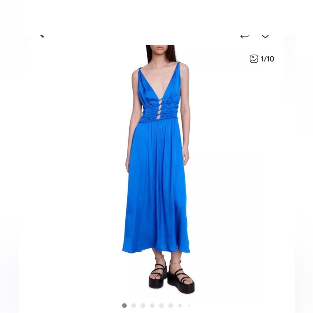 Maje Ryalana Midi Dress